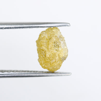 2.47 CT Yellow Rough Irregular Cut Raw Diamond For Engagement Ring - JayKrishna Diamond