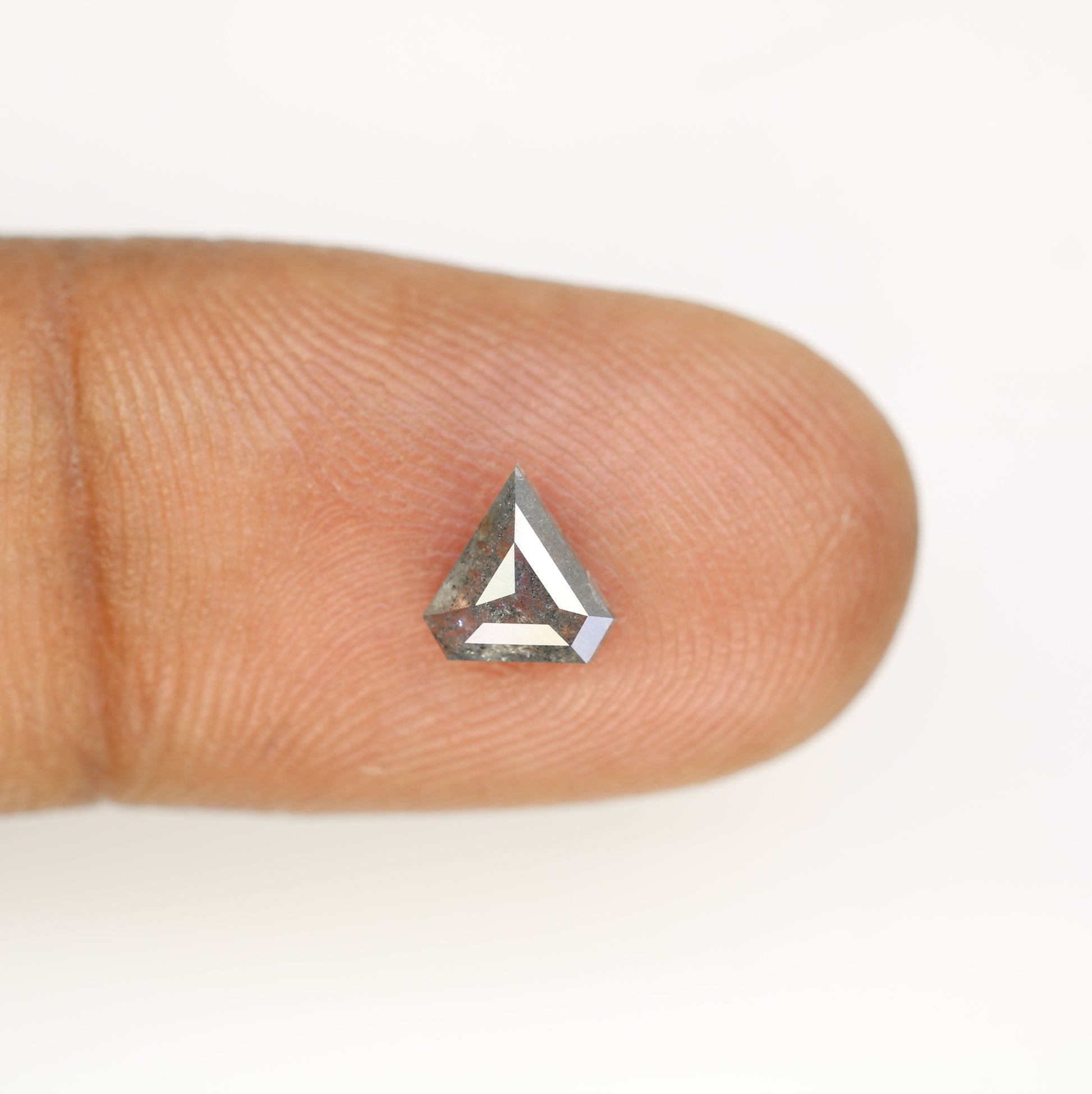 0.70 CT Diamond Cut Salt And Pepper Loose Diamond For Engagement Ring - JayKrishna Diamond