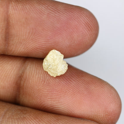 1.76 CT Rough Uncut Raw White Grey Diamond For Engagement Ring - JayKrishna Diamond