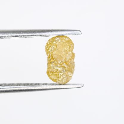 1.16 CT Raw Uncut Rough Yellow  Diamond For Engagement Ring - JayKrishna Diamond