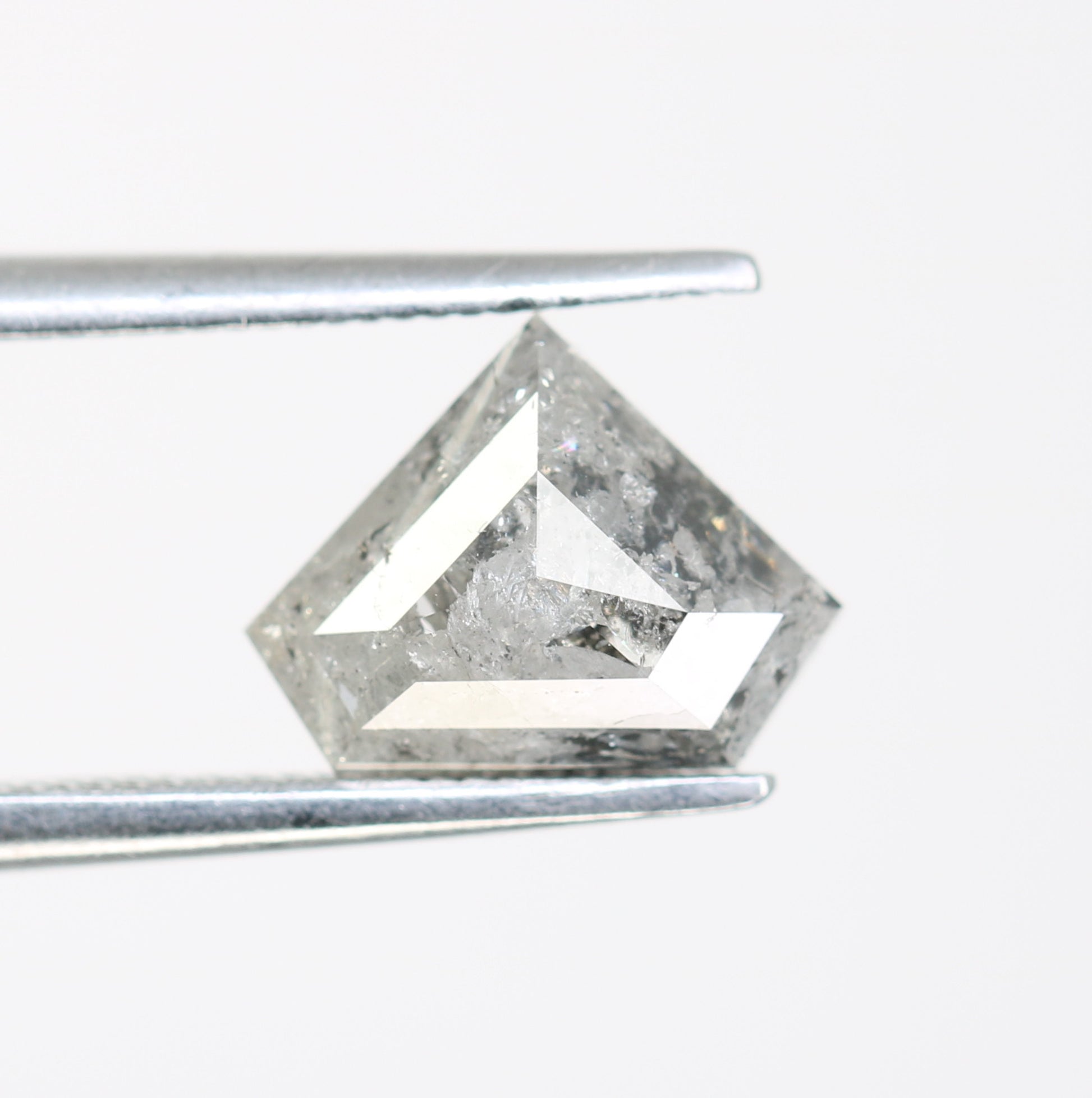 1.64 CT Diamond Cut Salt And Pepper Diamond For Engagement Ring - JayKrishna Diamond