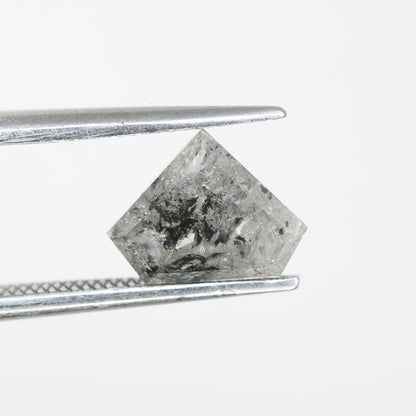 1.64 CT Diamond Cut Salt And Pepper Diamond For Engagement Ring - JayKrishna Diamond