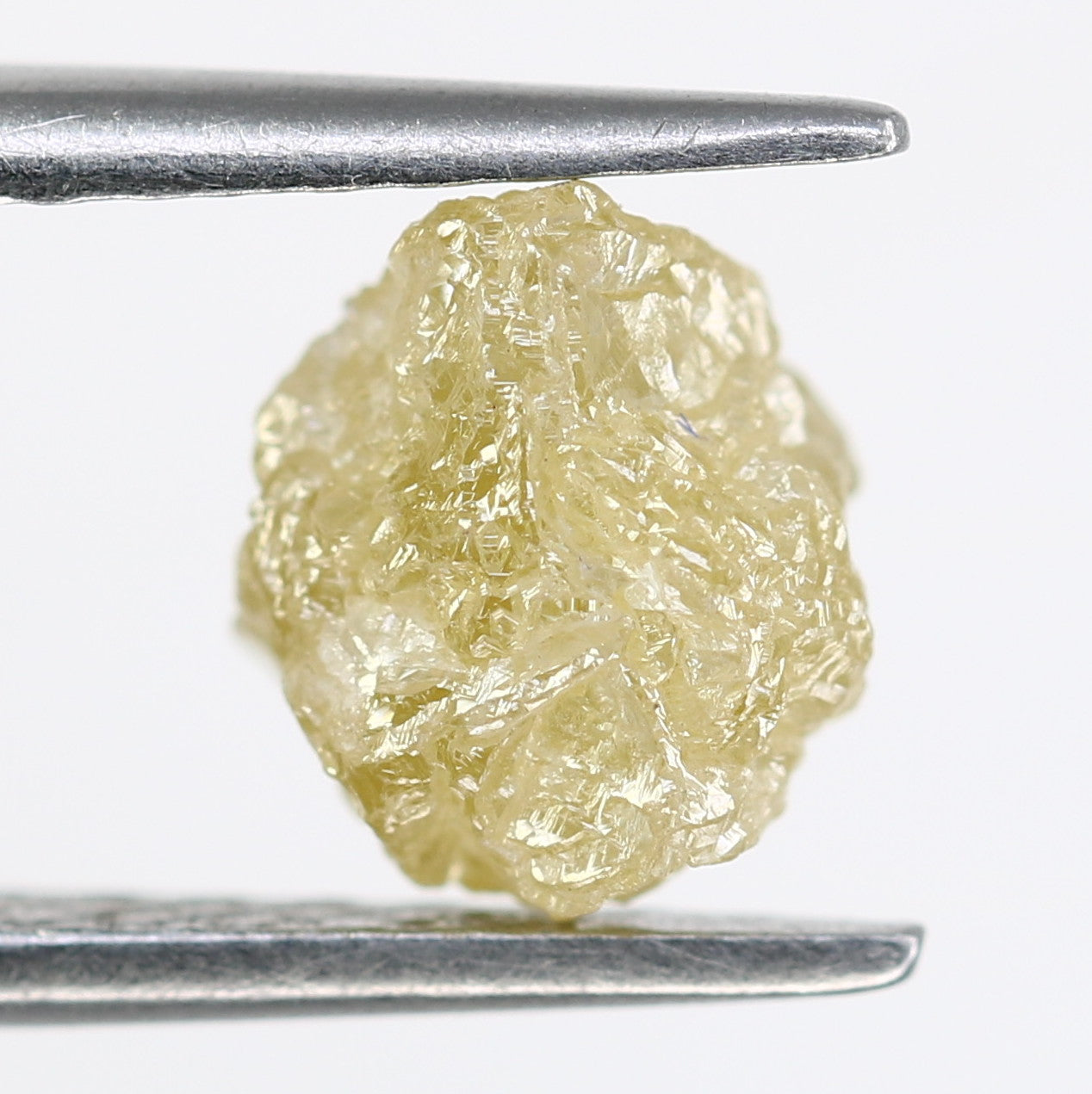 1.86 CT Raw Irregular Cut Light Yellow Rough Diamond For Engagement Ring - JayKrishna Diamond
