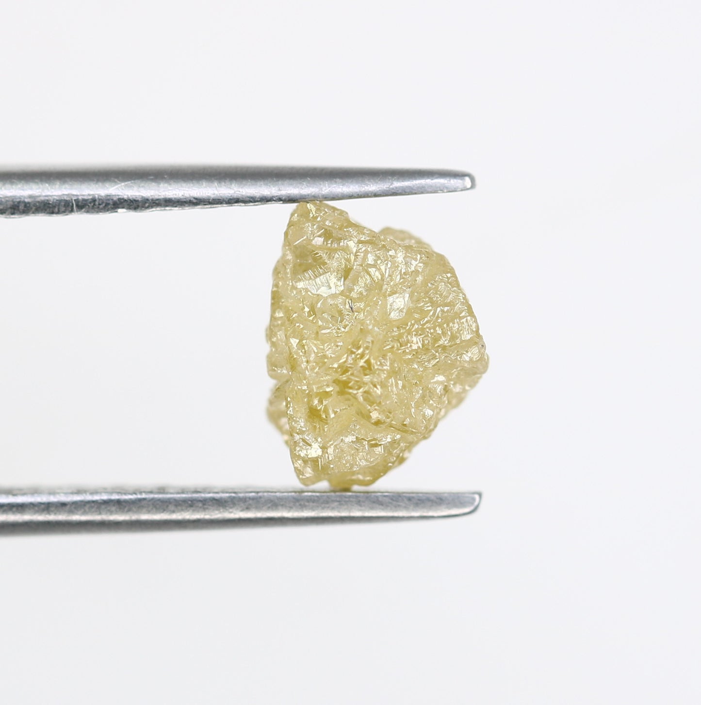 1.86 CT Raw Irregular Cut Light Yellow Rough Diamond For Engagement Ring - JayKrishna Diamond