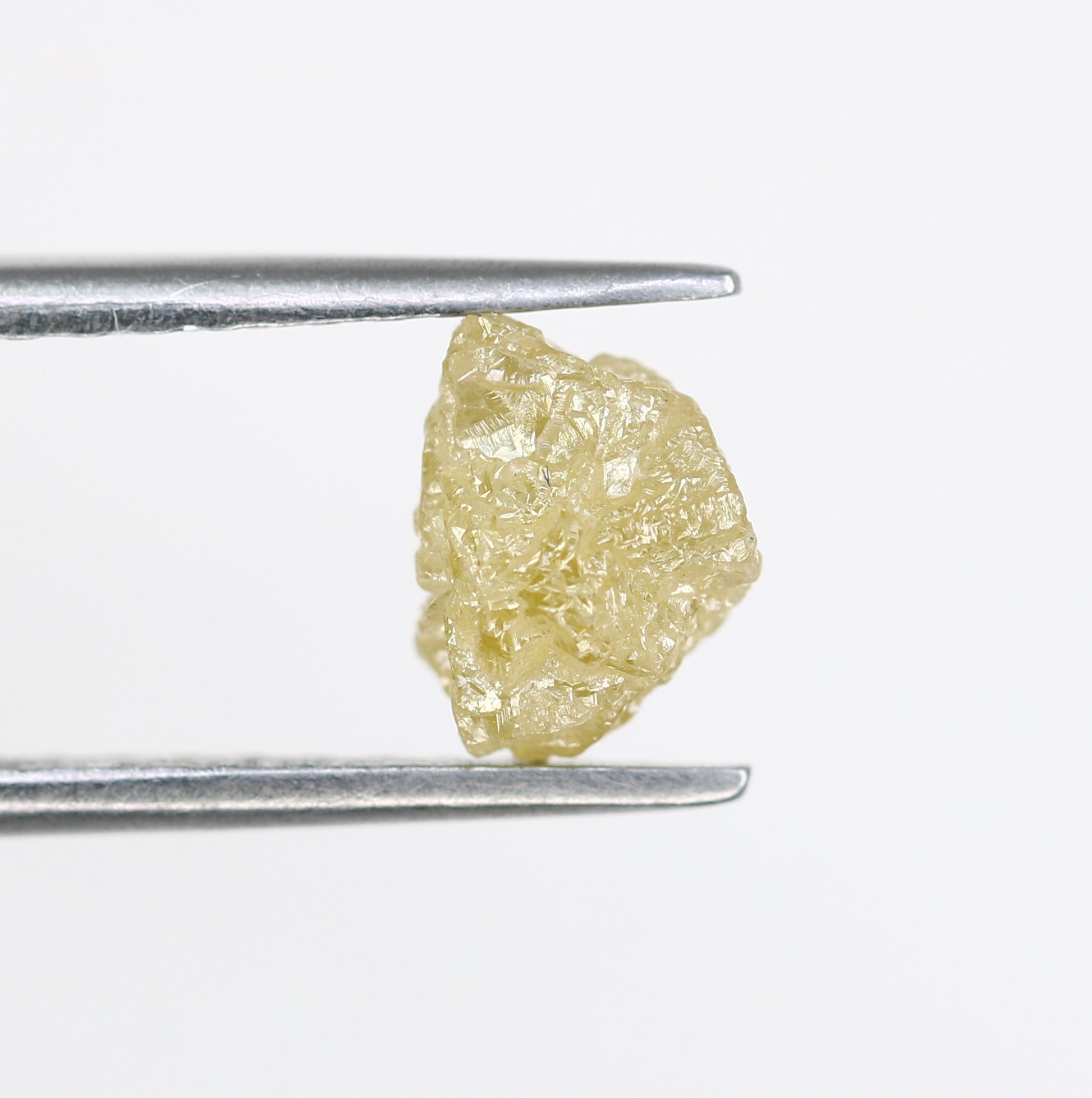 1.86 CT Raw Irregular Cut Light Yellow Rough Diamond For Engagement Ring - JayKrishna Diamond