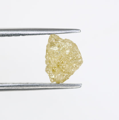 1.86 CT Raw Irregular Cut Light Yellow Rough Diamond For Engagement Ring - JayKrishna Diamond