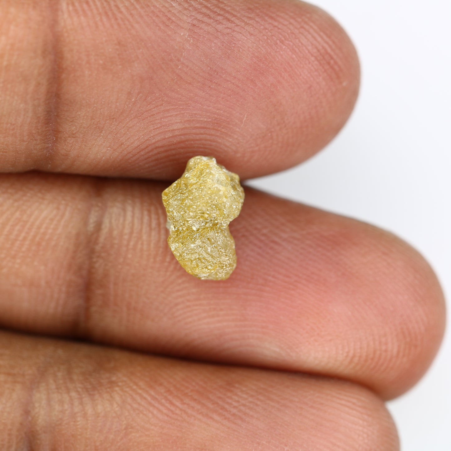 2.94 CT Rough Uncut Green Diamond For Engagement Ring - JayKrishna Diamond