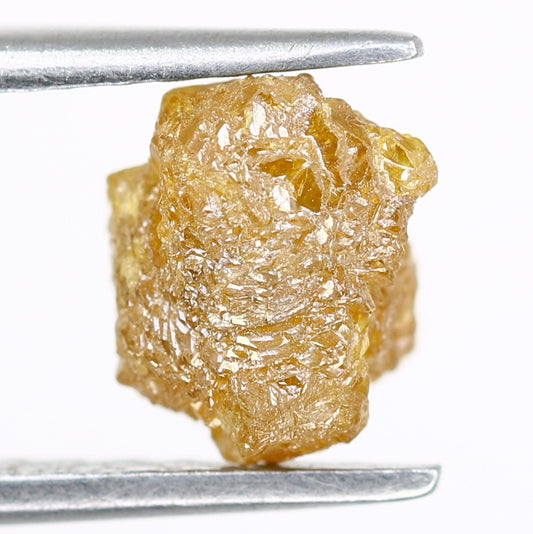 2.17 CT Yellow Rough Irregular Cut Raw Diamond For Engagement Ring - JayKrishna Diamond