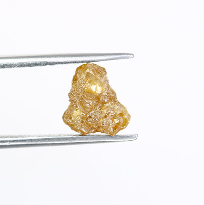 2.17 CT Yellow Rough Irregular Cut Raw Diamond For Engagement Ring - JayKrishna Diamond