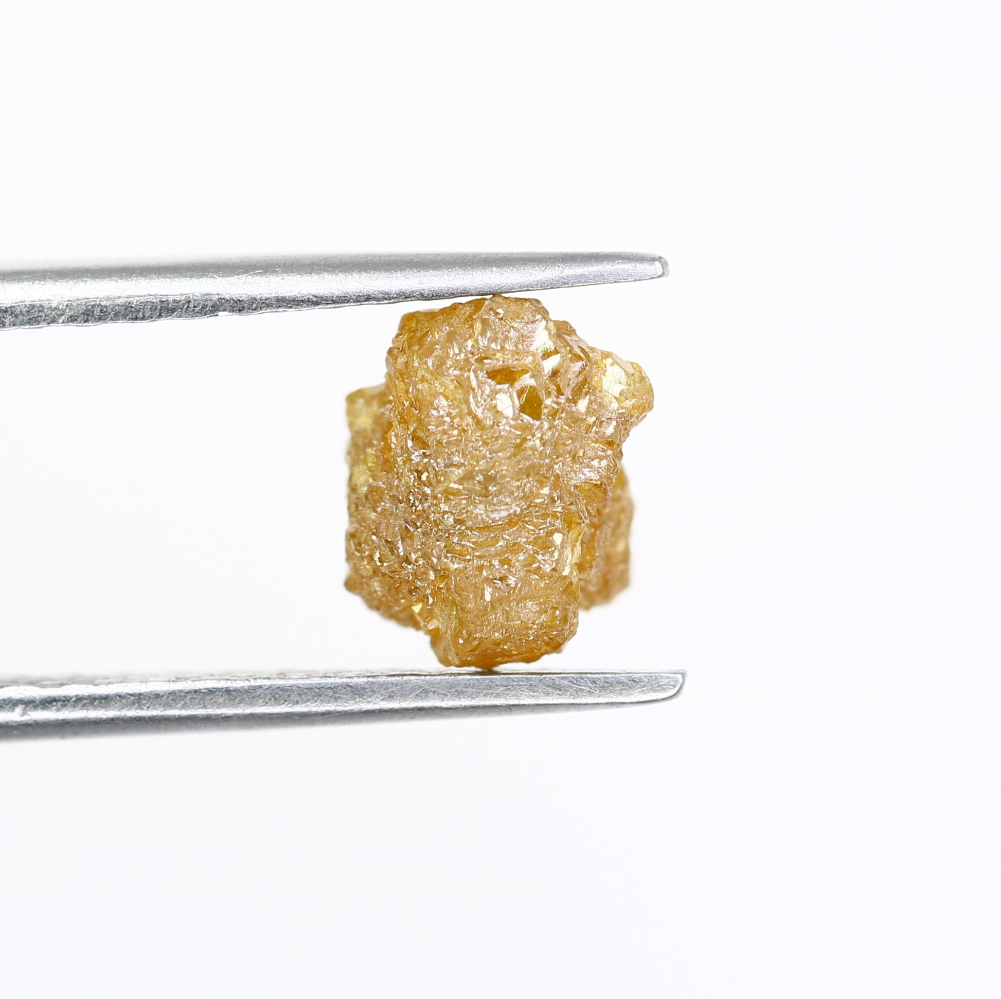 2.17 CT Yellow Rough Irregular Cut Raw Diamond For Engagement Ring - JayKrishna Diamond