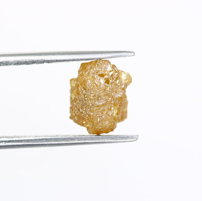 2.17 CT Yellow Rough Irregular Cut Raw Diamond For Engagement Ring - JayKrishna Diamond