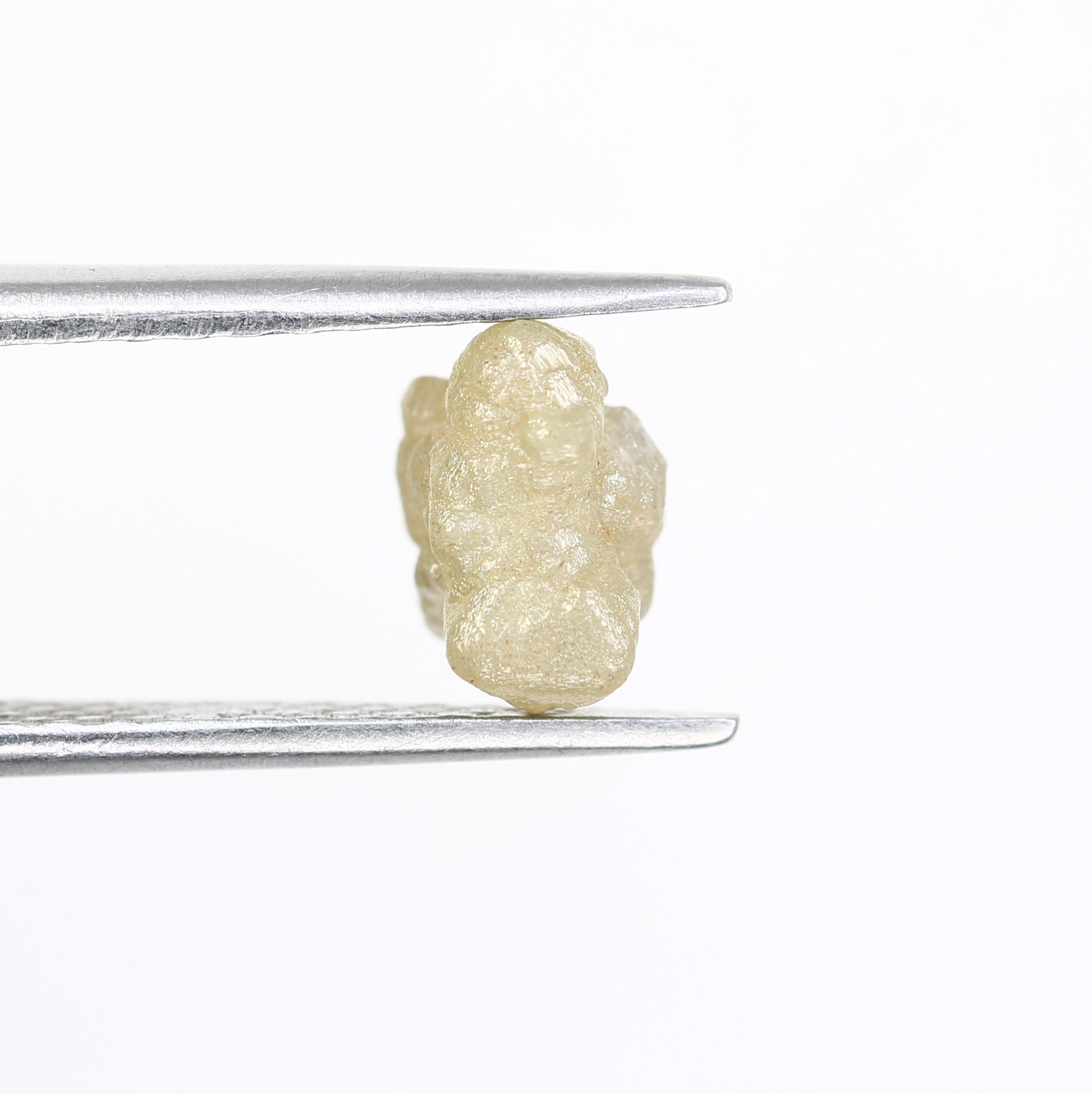 2.07 CT Uncut Grey Rough Diamond For Engagement Ring - JayKrishna Diamond
