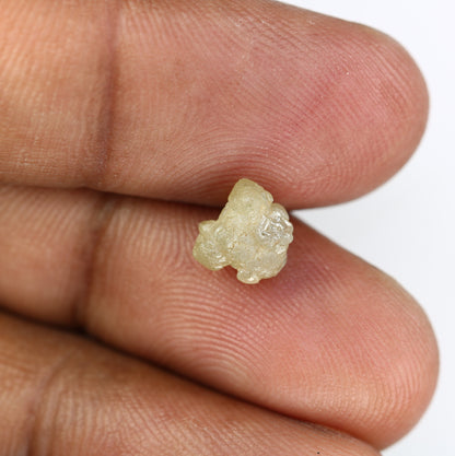 2.07 CT Uncut Grey Rough Diamond For Engagement Ring - JayKrishna Diamond