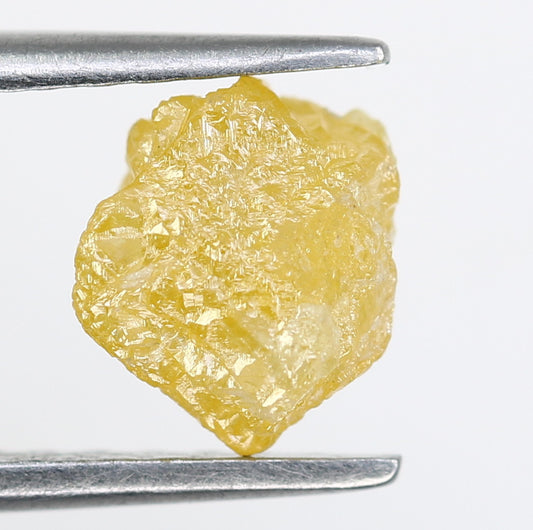 1.83 CT Yellow Raw Irregular Cut  Rough Diamond For Engagement Ring - JayKrishna Diamond