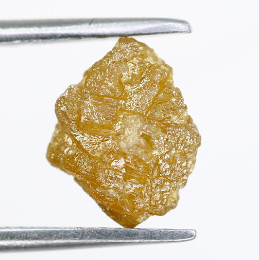 1.62 CT Dark Yellow Raw Irregular Cut  Rough Diamond For Engagement Ring - JayKrishna Diamond