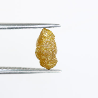 1.62 CT Dark Yellow Raw Irregular Cut  Rough Diamond For Engagement Ring - JayKrishna Diamond