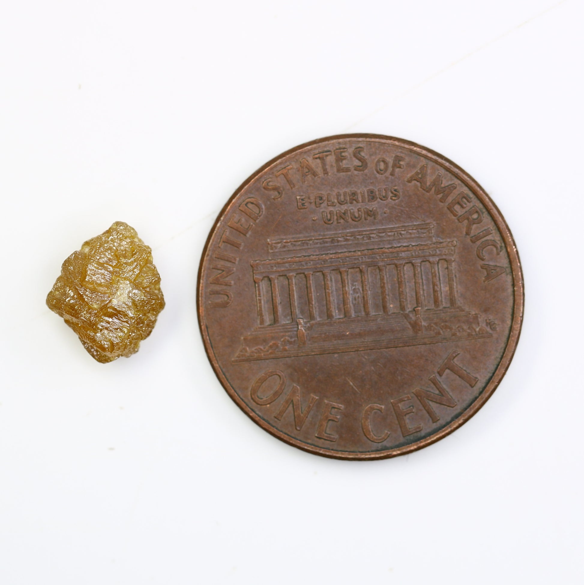 1.62 CT Dark Yellow Raw Irregular Cut  Rough Diamond For Engagement Ring - JayKrishna Diamond