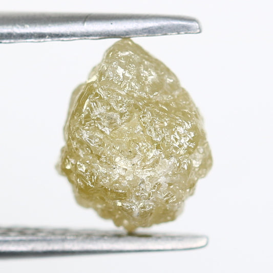 1.70 CT Uncut Grey Rough Diamond For Engagement Ring - JayKrishna Diamond