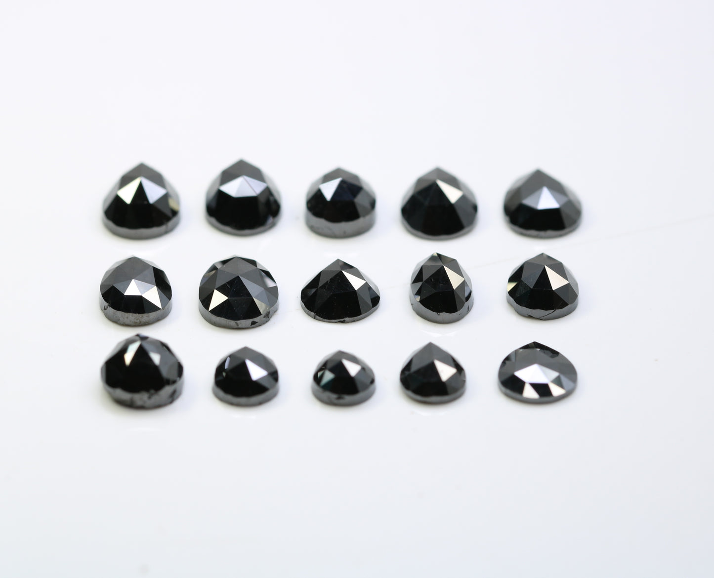 0.59 CT to 1.53 CT Loose Black Pear-Shaped Natural Diamond – Bold Gem for Custom Engagement Rings - JayKrishna Diamond