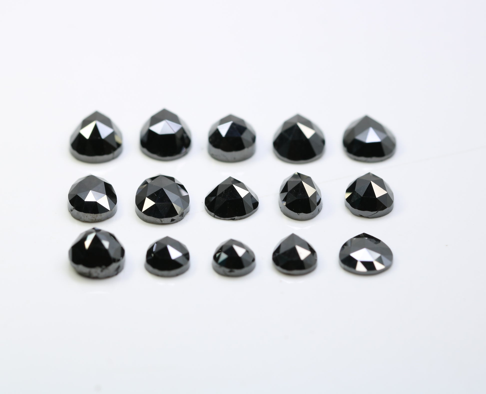 0.59 CT to 1.53 CT Loose Black Pear-Shaped Natural Diamond – Bold Gem for Custom Engagement Rings - JayKrishna Diamond
