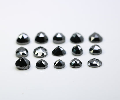 0.59 CT to 1.53 CT Loose Black Pear-Shaped Natural Diamond – Bold Gem for Custom Engagement Rings - JayKrishna Diamond