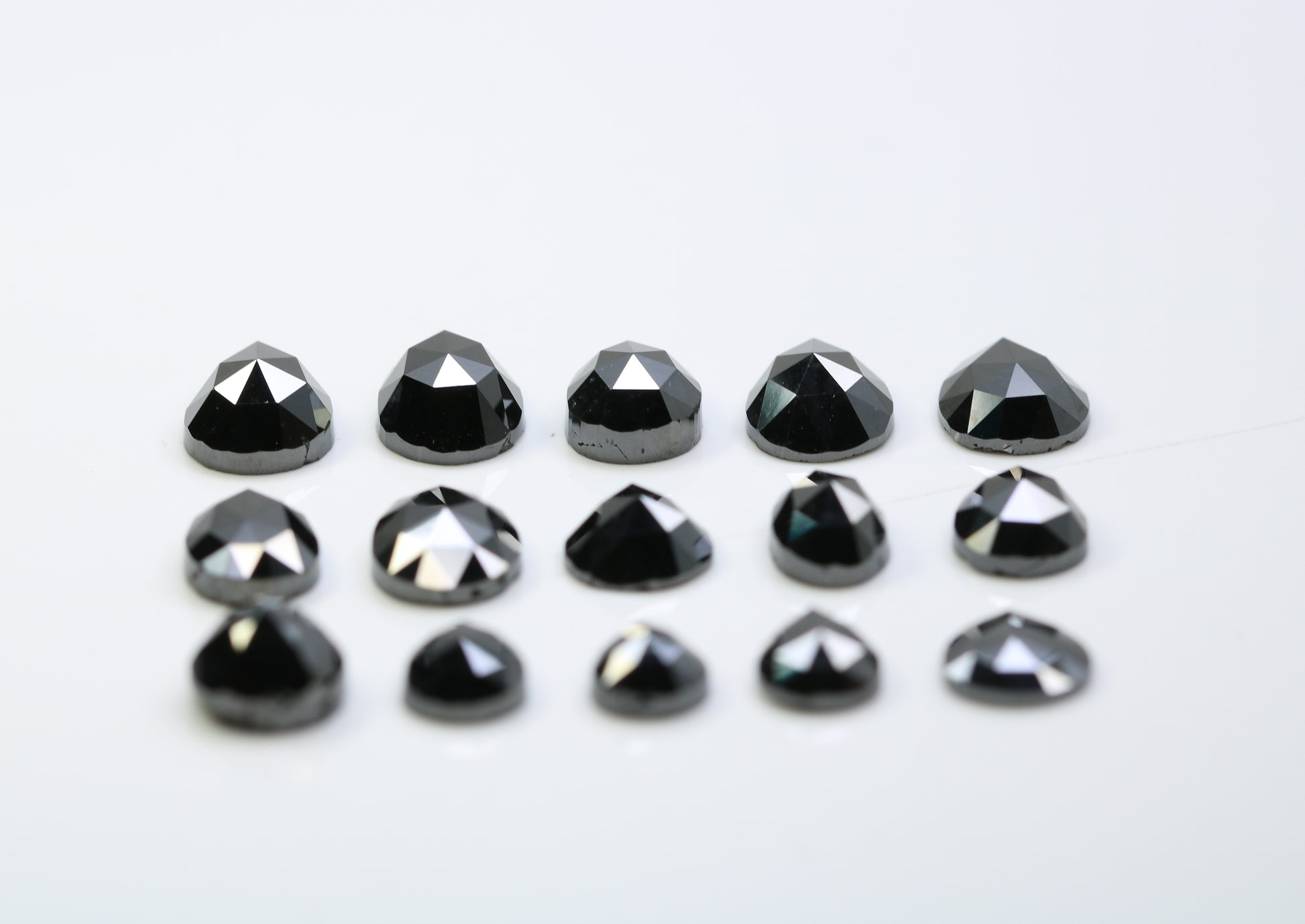 0.59 CT to 1.53 CT Loose Black Pear-Shaped Natural Diamond – Bold Gem for Custom Engagement Rings - JayKrishna Diamond