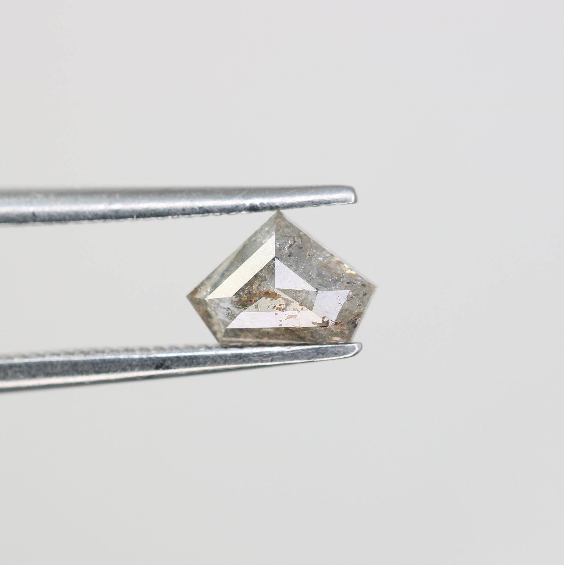 0.58 CT Diamond Cut Salt and Pepper Diamond – Distinctive Loose Gem for Artisan Engagement Rings - JayKrishna Diamond