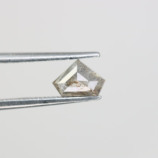 0.58 CT Diamond Cut Salt and Pepper Diamond – Distinctive Loose Gem for Artisan Engagement Rings - JayKrishna Diamond