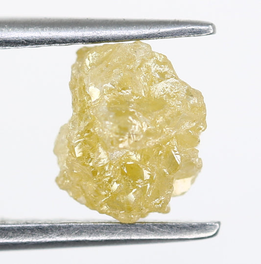 1.46 CT Raw Irregular Cut Light Yellow Rough Diamond For Engagement Ring - JayKrishna Diamond