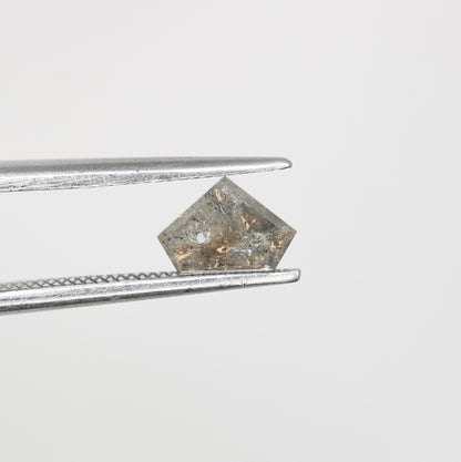 0.58 CT Diamond Cut Salt and Pepper Diamond – Distinctive Loose Gem for Artisan Engagement Rings - JayKrishna Diamond