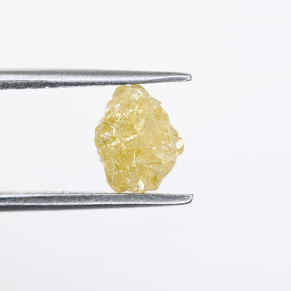 1.46 CT Raw Irregular Cut Light Yellow Rough Diamond For Engagement Ring - JayKrishna Diamond