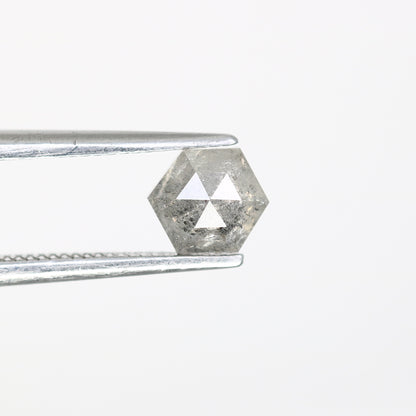 0.73 Carat Hexagon Cut Loose Salt And Pepper Diamond For Engagement Ring - JayKrishna Diamond
