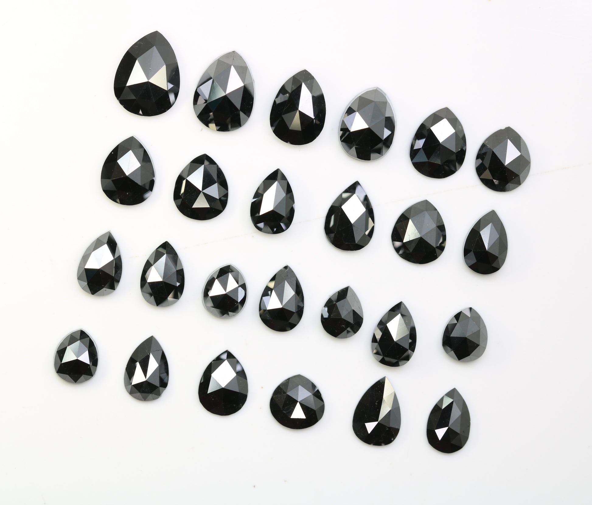 0.30 CT to 1.16 CT Pear Cut Black Diamond – Ideal for Engagement Rings | Elegant Black Pear Shape Diamonds - JayKrishna Diamond