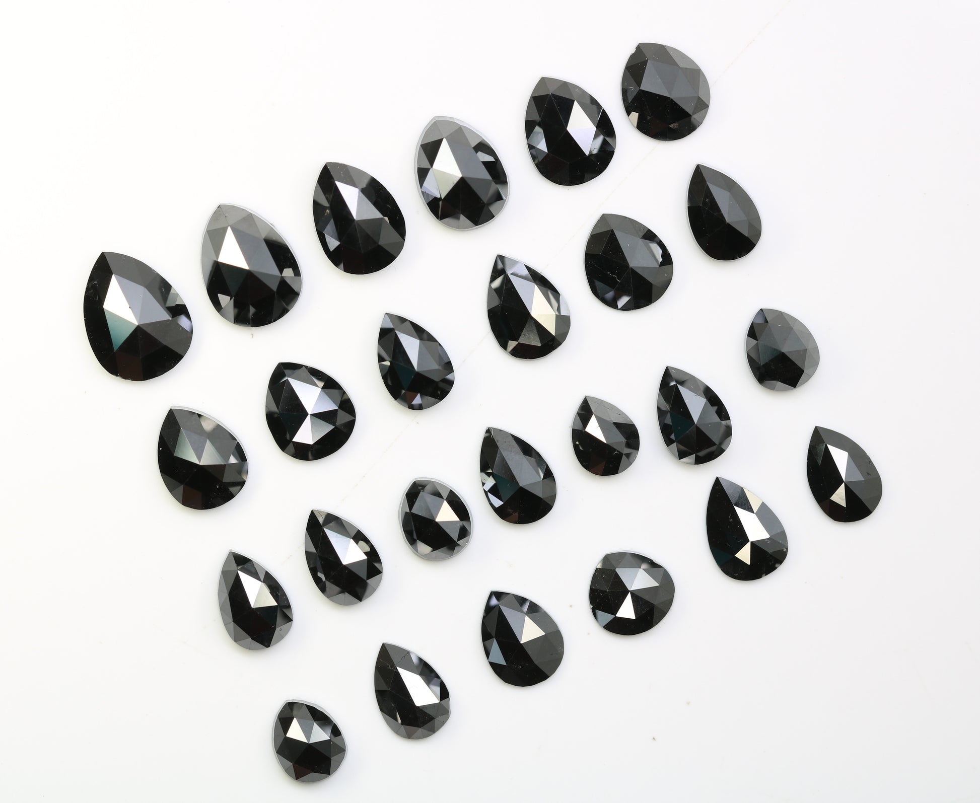 0.30 CT to 1.16 CT Pear Cut Black Diamond – Ideal for Engagement Rings | Elegant Black Pear Shape Diamonds - JayKrishna Diamond