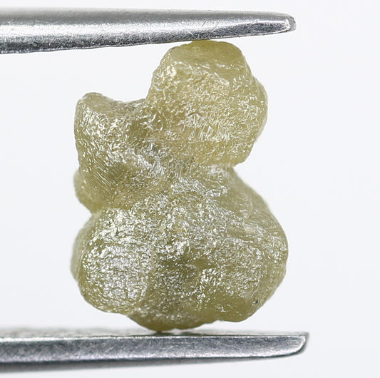 1.56 CT Uncut Grey Rough Diamond For Engagement Ring - JayKrishna Diamond