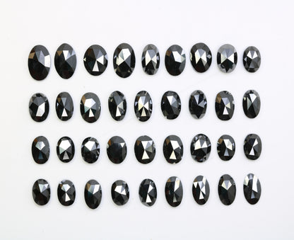 0.22 CT to 0.81 CT Black Oval Shape Natural Diamond – Ideal for Engagement Rings - JayKrishna Diamond