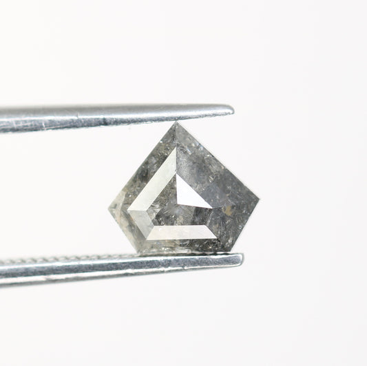 1.01 CT Diamond Shape Salt And Pepper Loose Diamond For Engagement Ring - JayKrishna Diamond