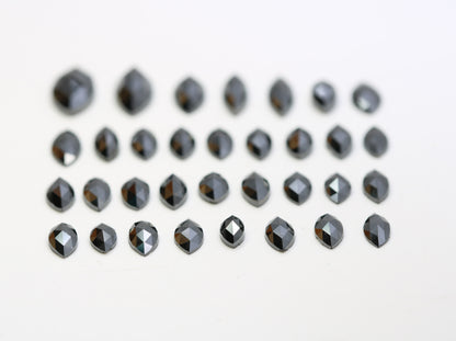 0.14 CT to 1.02 CT Natural Black Marquise Shape Loose Salt and Pepper Diamonds for Engagement Rings, Custom Jewelry, and Stylish Bracelets - JayKrishna Diamond
