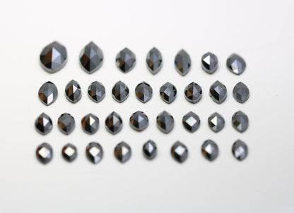 0.14 CT to 1.02 CT Natural Black Marquise Shape Loose Salt and Pepper Diamonds for Engagement Rings, Custom Jewelry, and Stylish Bracelets - JayKrishna Diamond