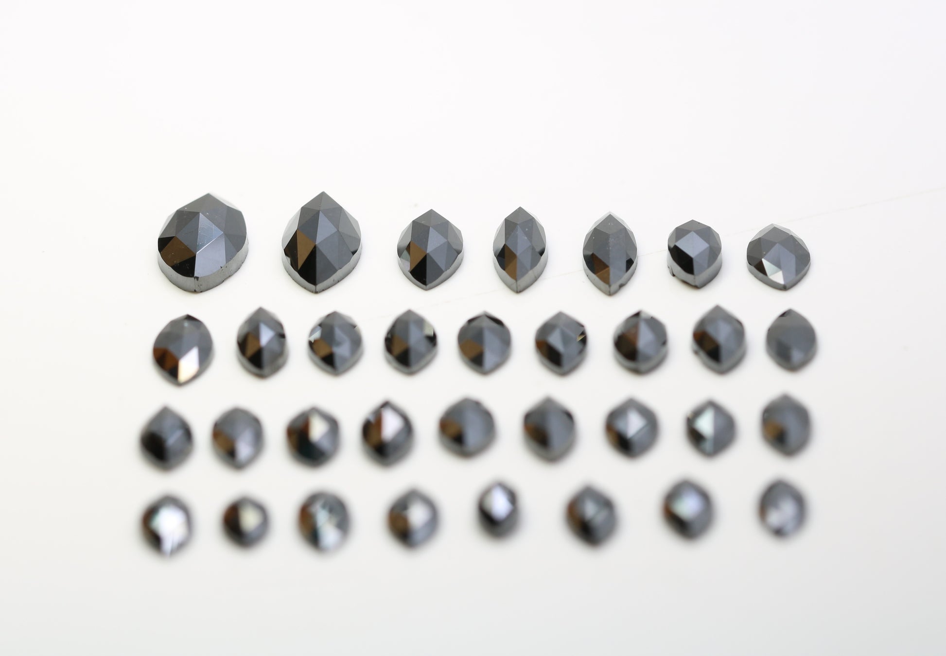 0.14 CT to 1.02 CT Natural Black Marquise Shape Loose Salt and Pepper Diamonds for Engagement Rings, Custom Jewelry, and Stylish Bracelets - JayKrishna Diamond