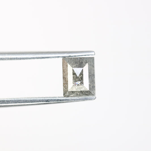 0.77 CT Natural Salt And Pepper Geometric Shape Diamond For Engagement Ring - JayKrishna Diamond