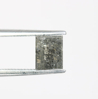 0.77 CT Natural Salt And Pepper Geometric Shape Diamond For Engagement Ring - JayKrishna Diamond