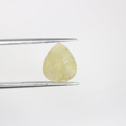 3.11 Carat Pear Shape Light Green Natural Loose Diamond For Wedding Ring - JayKrishna Diamond