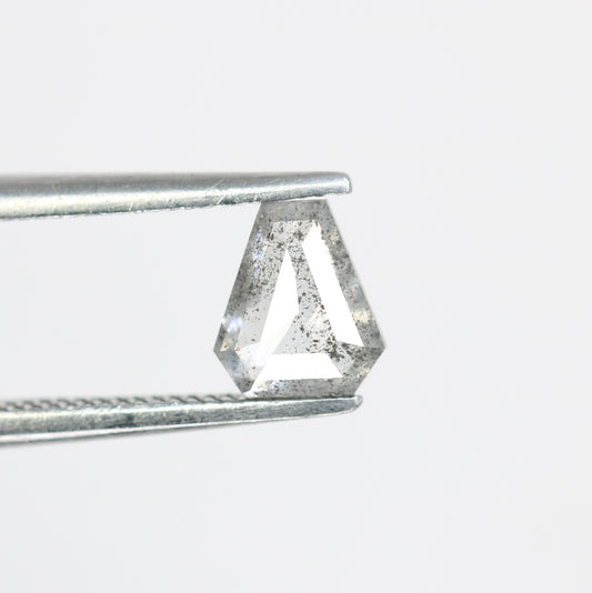 0.53 CT Geometric Shape Salt And Pepper Loose Diamond For Engagement Ring - JayKrishna Diamond