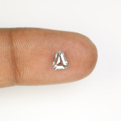 0.53 CT Geometric Shape Salt And Pepper Loose Diamond For Engagement Ring - JayKrishna Diamond
