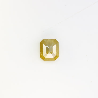 Emerald Shaped Diamond Ring 2.21 Carat Natural Loose Yellow Diamond - JayKrishna Diamond