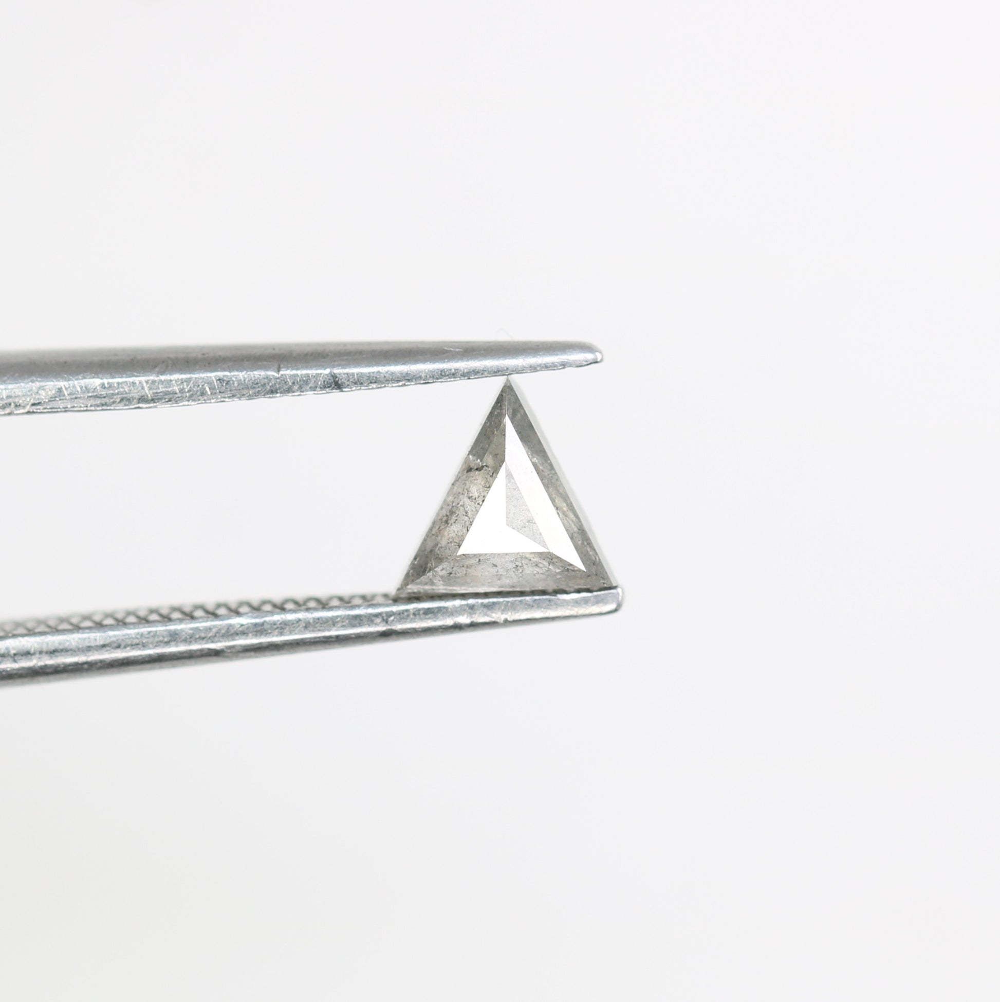 0.31 CT Natural Triangle Shape Salt and Pepper Diamond – Ideal for Engagement Rings | Unique Triangle Cut Salt and Pepper Diamond - JayKrishna Diamond
