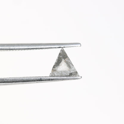 0.31 CT Natural Triangle Shape Salt and Pepper Diamond – Ideal for Engagement Rings | Unique Triangle Cut Salt and Pepper Diamond - JayKrishna Diamond
