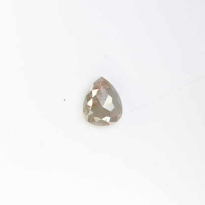 1.57 Carat Natural Loose Grey Pear Shaped Diamond For Wedding Ring - JayKrishna Diamond