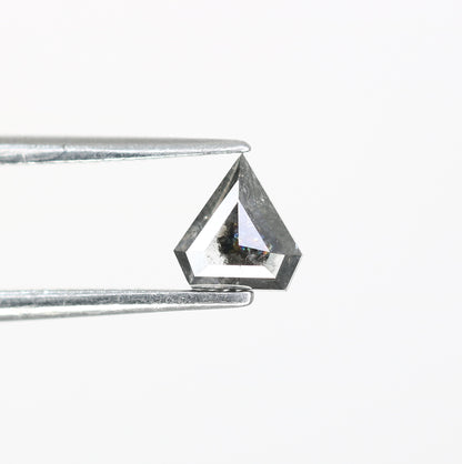 0.43 CT Diamond Shape Loose Salt and Pepper 5.40 MM Diamond for Engagement Ring and Custom Fine Jewelry - JayKrishna Diamond